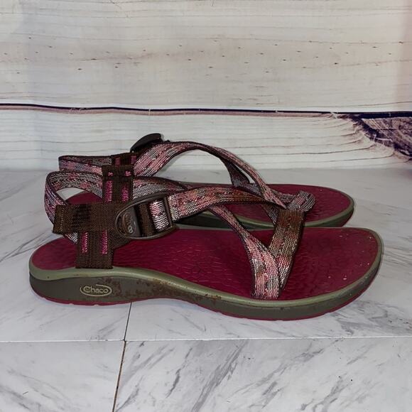 Chaco Chari Cycloid Scale Strap Sandals Size 8 - Picture 2 of 10
